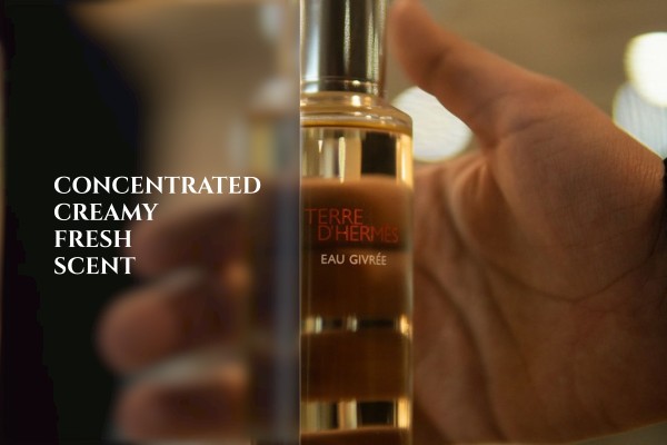 concentrated creamy fresh scent