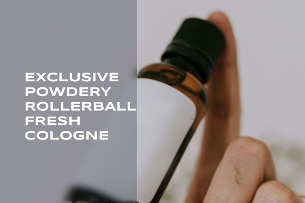 exclusive powdery rollerball fresh cologne