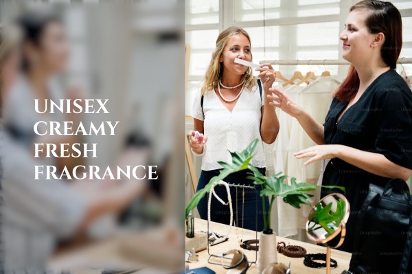 unisex creamy fresh fragrance